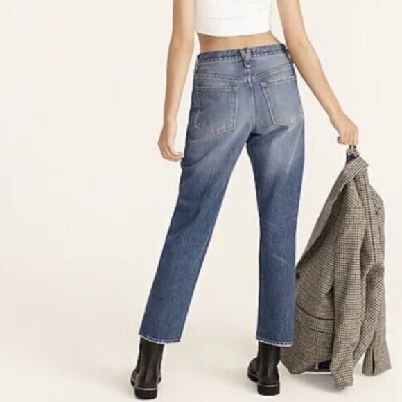 J.Crew Slouchy Boyfriend Jean in Bright Indigo Wash Size 26 - Picture 2 of 11